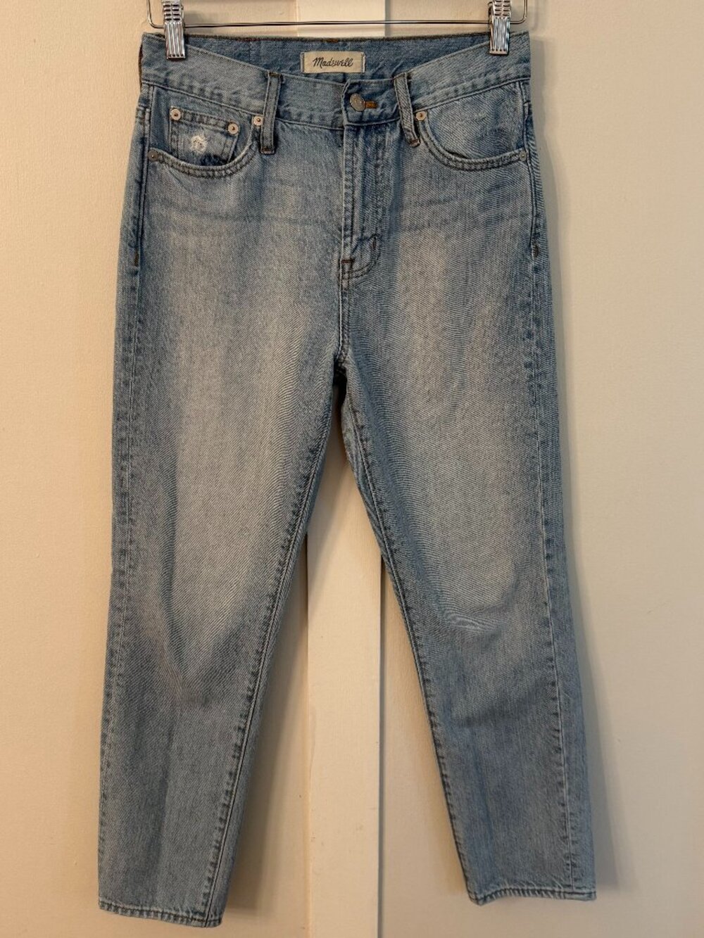 Madewell Light Wash Straight Leg Jeans Size 26- Perfect Summer Jean